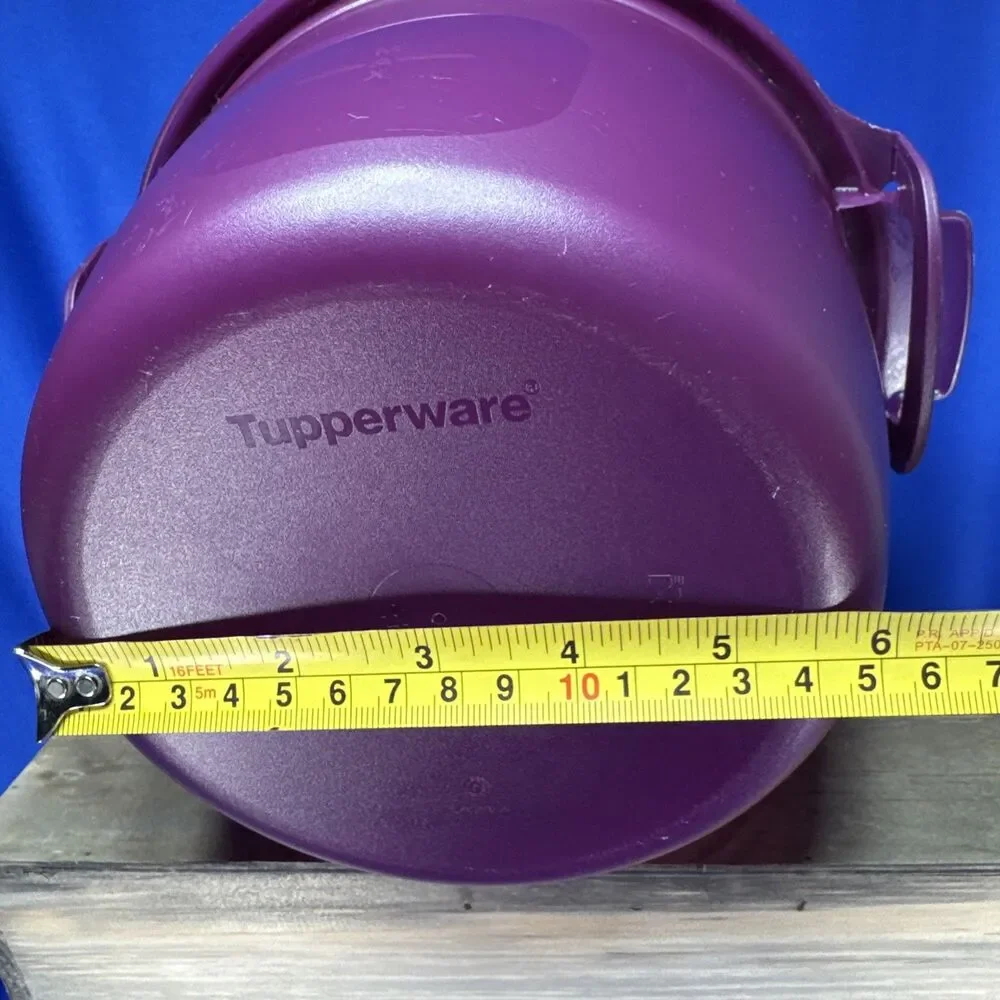 Tupperware Microwave Rice Cooker Purple Large 3L or 12 cup
